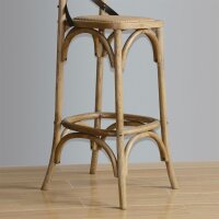 Bolero Barhocker Mit Rückenlehne Eichenholz