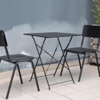 Bolero Klapptisch Schwarz 60Cm
