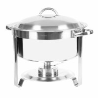 Suppenwärmer/ Chafing Dish 7,5 Liter, Edelstahl