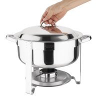 Suppenwärmer/ Chafing Dish 7,5 Liter, Edelstahl