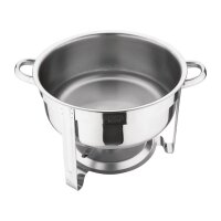 Suppenwärmer/ Chafing Dish 7,5 Liter, Edelstahl