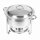 Suppenwärmer/ Chafing Dish 7,5 Liter, Edelstahl
