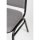 Bolero Bankettstühle mit rechteckiger Lehne grau