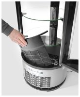 Hendi Kuchenvitrine rund 100 Liter