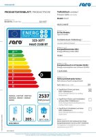 SARO Tiefkühltisch Modell HAJO 2100 BT