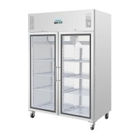 Gastro Kühlschrank 2/1 GN mit 2 Türen und 1200 Liter