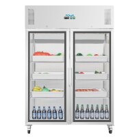 Gastro Kühlschrank 2/1 GN mit 2 Türen und 1200 Liter