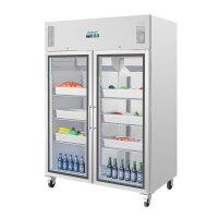 Gastro Kühlschrank 2/1 GN mit 2 Türen und 1200 Liter