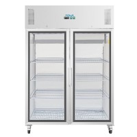 Polar Kühlschrank 1200 Liter. 2 Glastüren