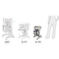 Gastro Planetenmixer 3 Geschwindigkeiten, 9 Liter