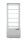 Aufsatz Kühlvitrine 98 Liter, Weiß