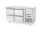 HENDI Kühltisch mit 4 Schublade 280l 1360x700x850 mm 230V 330W