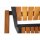 Bolero Terrassenstühle mit Armlehnen aus Stahl und Akazienholz, 4 Stück