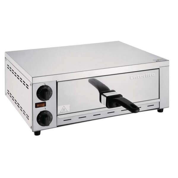 Caterlite Gastro Pizzaofen – für Pizzen bis 30,5 cm, Tischmodell, Edelstahl