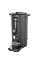 Kaffeeperkolator 7 Liter, schwarzes Bronwasserdesign