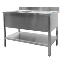 Spültisch Mit 1 Becken, Links - B1200Xt600 Mm