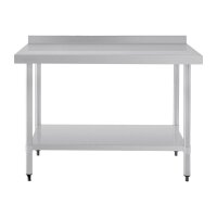 Vogue Arbeitstisch 1200x700x900mm mit Grundboden aus Edelstahl