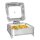 Quadratischer Chafing Dish 6 Liter, Elektrisch