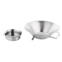 Vogue Abtropfsieb Für Pommes Frites Edelstahl 41Cm