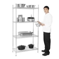 Vogue Vorratsregal aus Metall mit verstellbaren Einlegeböden 915x1853x460mm