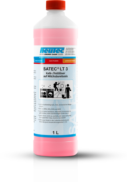 SATEC LT 3, Kalk-/Fettlöser 1L Flasche (2,49 € pro 100 ml)