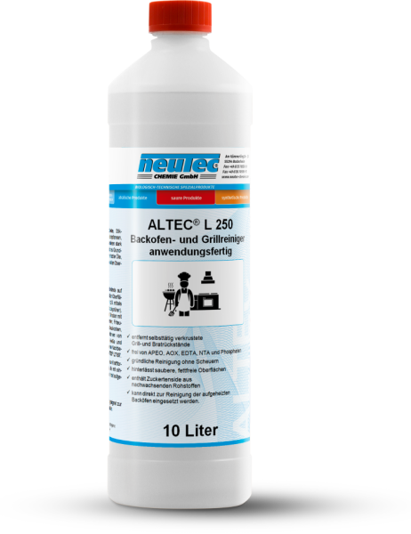 ALTEC L 250 Backofen- und Grillreiniger, anwendungsfertig 1L Flasche (2,49 € pro 100 ml)