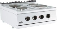 Combisteel Elektroherd 4 Platten – 80 cm, 400V,...
