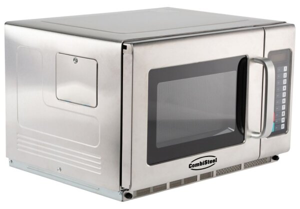 Edelstahl-Mirkowelle für die Gastronomie 34 Liter 2100 W