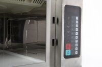 Edelstahl-Mirkowelle für die Gastronomie 34 Liter 2100 W