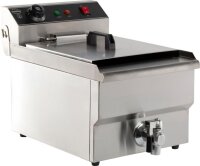 Elektro Tischfritteuse 8 Liter - mit Ablasshahn,...