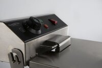 Combisteel Elektro Tischfritteuse 1x6L – Profi Edelstahl Fritteuse, 230V