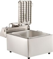 Combisteel Elektro Tischfritteuse 1x6L – Profi Edelstahl Fritteuse, 230V