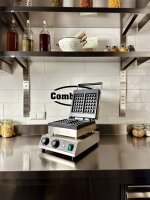 Combisteel Waffeleisen mit Antihaftplatten - Edelstahl, stufenlos regelbar