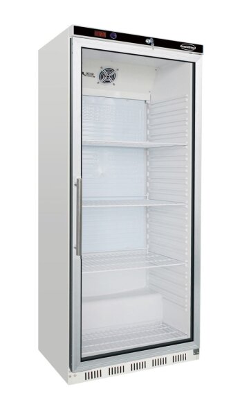 COMBISTEEL Glastürkühlschrank HR600 - 570 L mit Glastür, Umluft & Energieklasse B