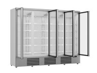 Kühlschrank 4 Glastüren Jde-2025R