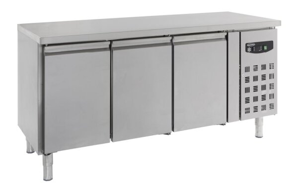 Combisteel Kühltisch Standard Line aus Edelstahl - 3 Türen, Umluft, +2 / +8 °C