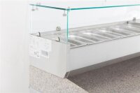 Gastro Aufsatzvitrine für 4 1/3 GN, 120 x 39,5 cm