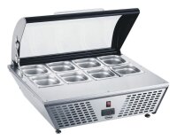 Combisteel Aufsatzvitrine 67 Liter – 8x 1/6 GN,...