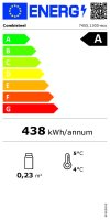 Combisteel Getränkekühlschrank 98 Liter - 1 Tür, LED-Innenbeleuchtung, schwarz