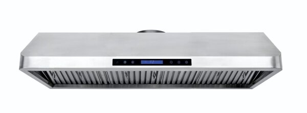 Combisteel Gastro Wandhaube 120 cm – 1530 m³/h, mit Motor, LED-Beleuchtung