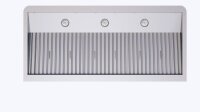 Combisteel Gastro Wandhaube 120 cm – 1530 m³/h, mit Motor, LED-Beleuchtung