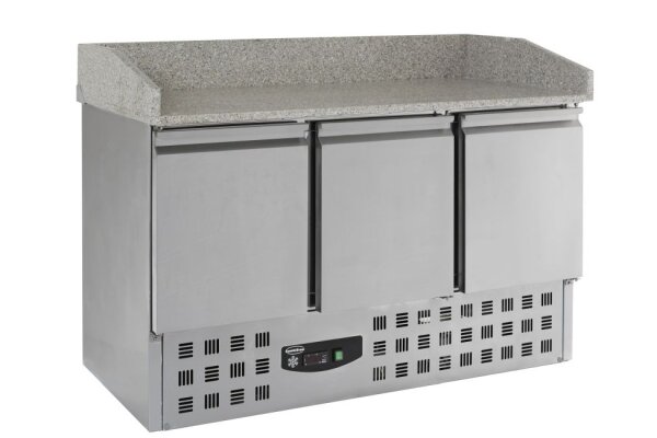 Combisteel Pizzatisch, 3 Türen