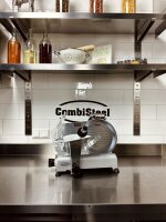 Combisteel Aufschnittmaschine 250 mm – Tischgerät, für Wurst & Fleisch