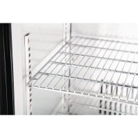 Gastro Getränkekühlschrank mit 1 Tür - 128 Liter, Stabkühlung, 2–8 °C