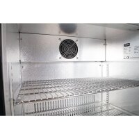 Gastro Getränkekühlschrank mit 1 Tür - 128 Liter, Stabkühlung, 2–8 °C