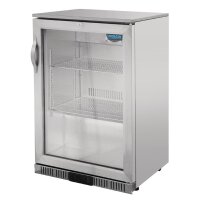 Polar Getränkekühlschrank mit 1 Glastür - Umlufkühlung, abschließbar, 138 Liter