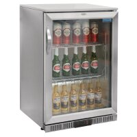 Polar Getränkekühlschrank mit 1 Glastür - Umlufkühlung, abschließbar, 138 Liter