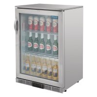 Polar Getränkekühlschrank mit 1 Glastür - Umlufkühlung, abschließbar, 138 Liter