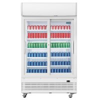 Polar Display-Kühlung 950 Liter, 2 Türen