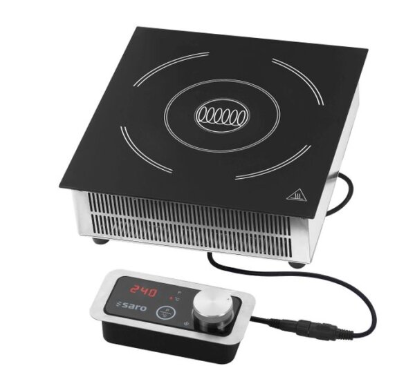 Saro Einbau-Induktionsplatte LOLA mit 9 Heizstufen und Touchscreen-Bedienung